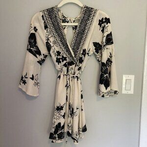 Billabong Mini Floral Print Dress